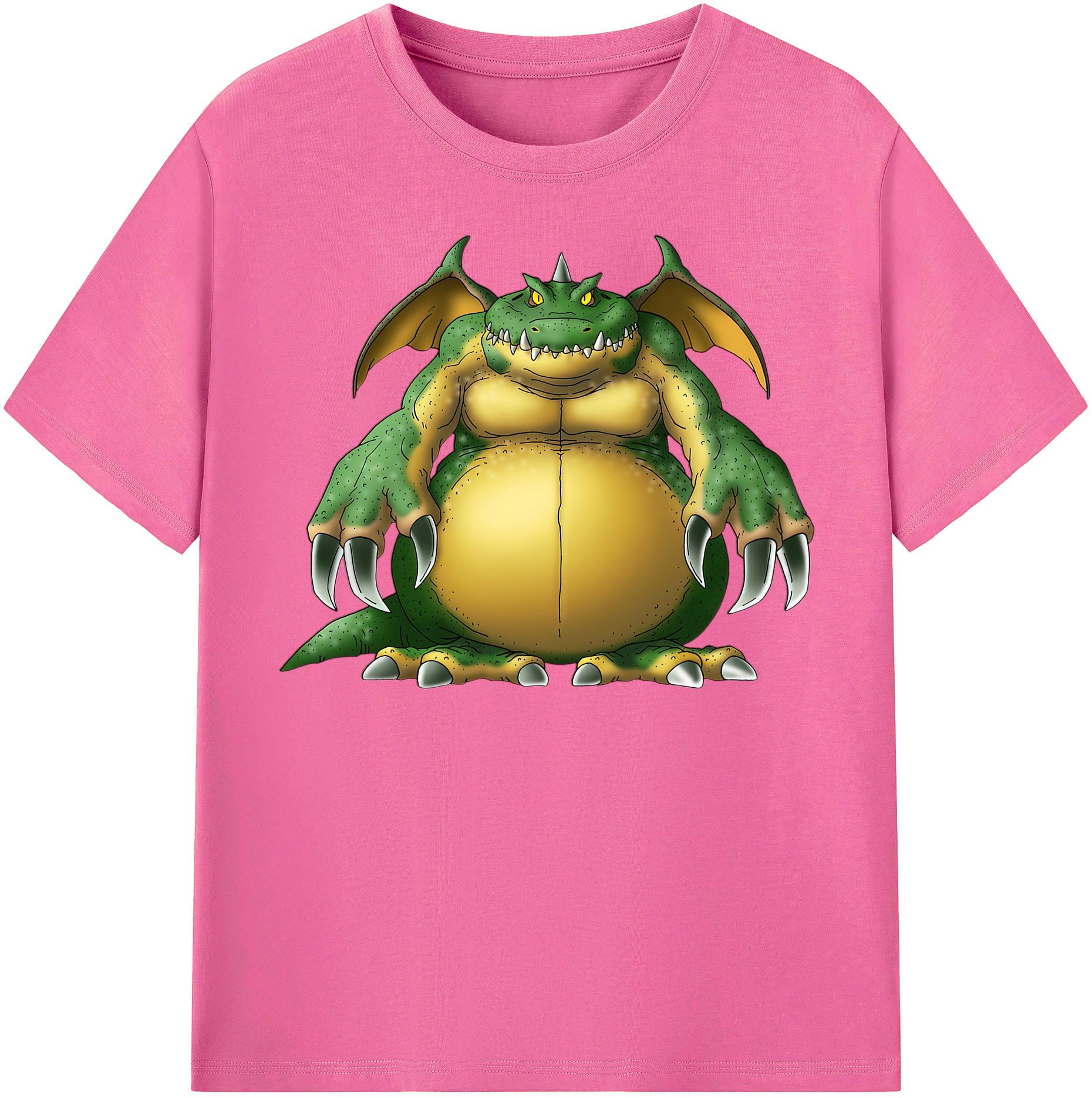 （画像用） ドラゴンクエスト Doragon Kuesuto Dragon Quest レディースカジュアルプリントTシャツ（綿100％）